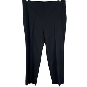 St. John Caviar Black Slim Ankle Pants Size 12